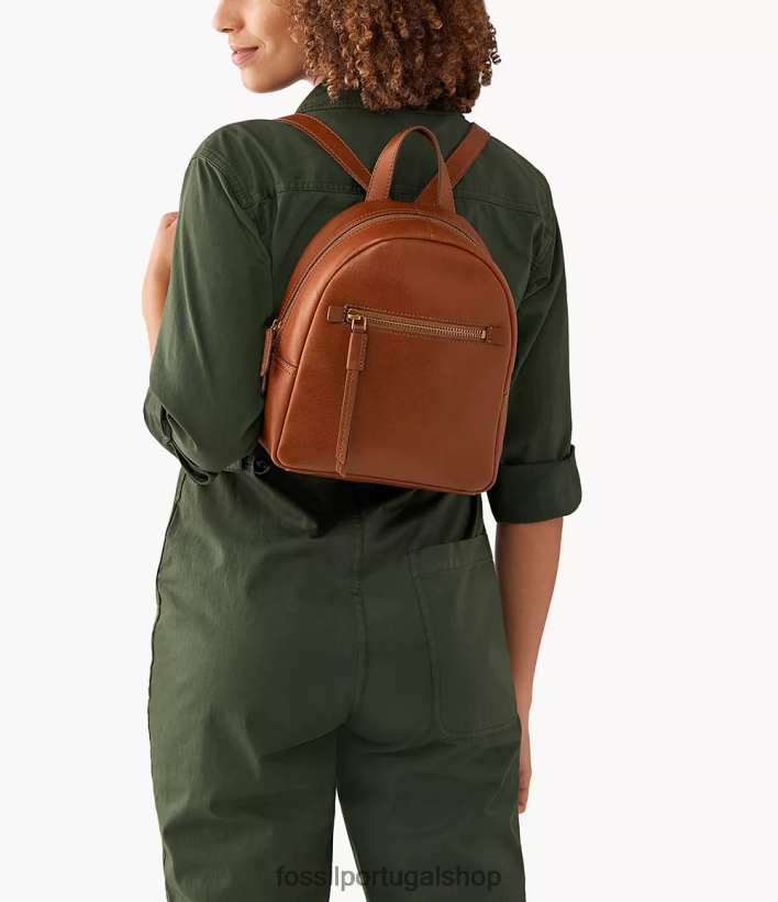 Fossil mulheres mochila pequena megan marrom bolsa 40NJ6Z524