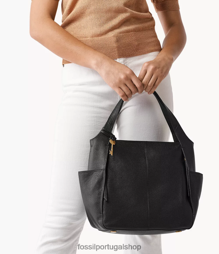 Fossil mulheres Emerson Comprador preto bolsa 40NJ6Z486