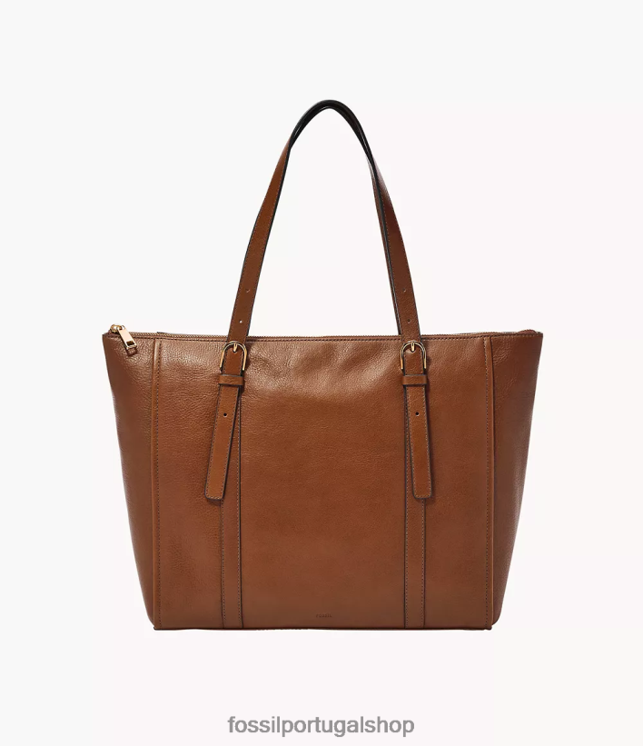 Fossil mulheres bolsa carlie marrom bolsa 40NJ6Z369