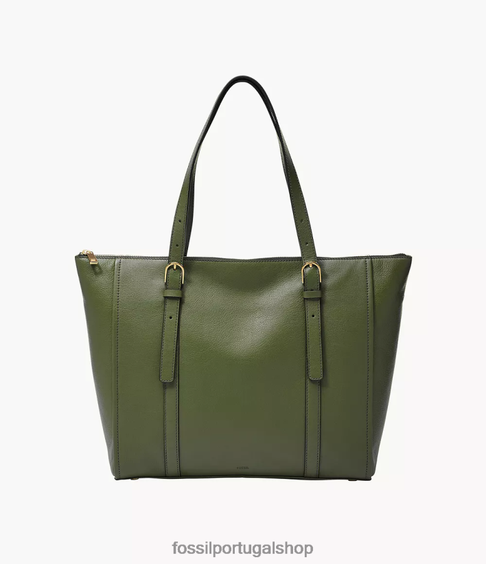 Fossil mulheres bolsa carlie verde bolsa 40NJ6Z383