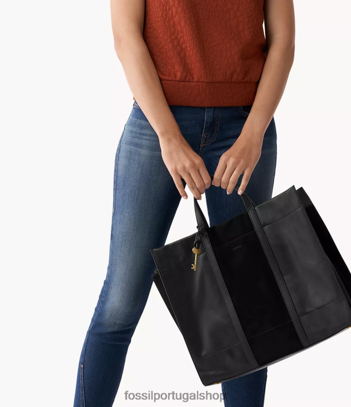 Fossil mulheres bolsa carmem preto bolsa 40NJ6Z370