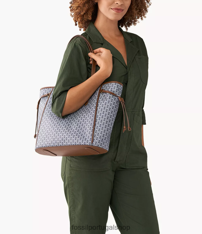 Fossil mulheres bolsa charli azul bolsa 40NJ6Z703