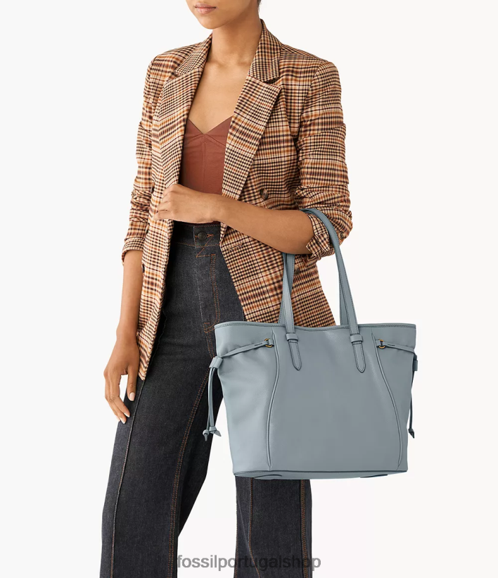 Fossil mulheres bolsa charli azul bolsa 40NJ6Z721