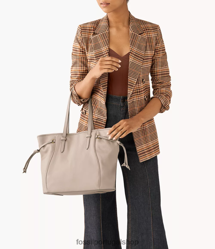 Fossil mulheres bolsa charli cinza bolsa 40NJ6Z697