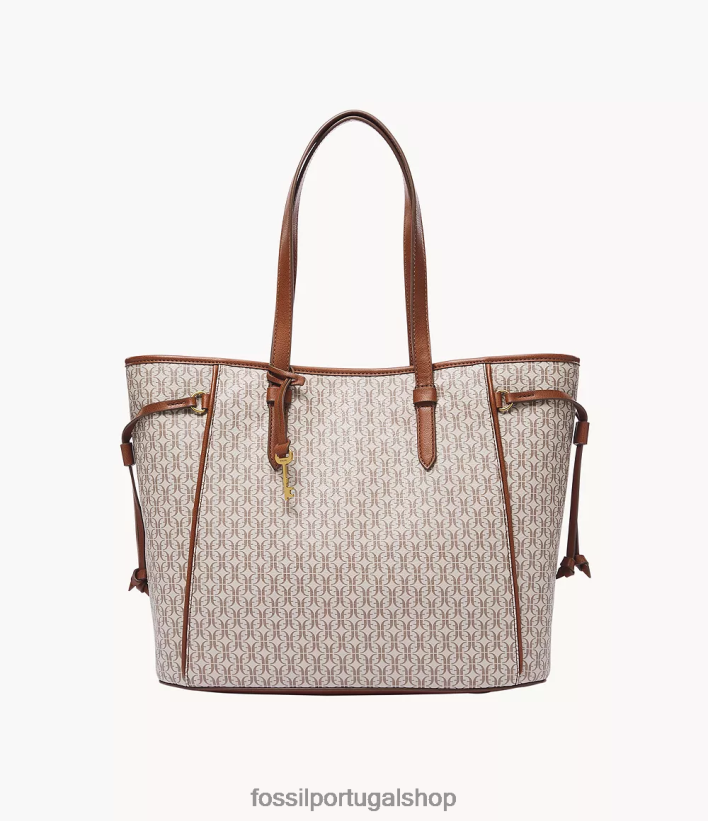Fossil mulheres bolsa charli marrom claro bolsa 40NJ6Z575