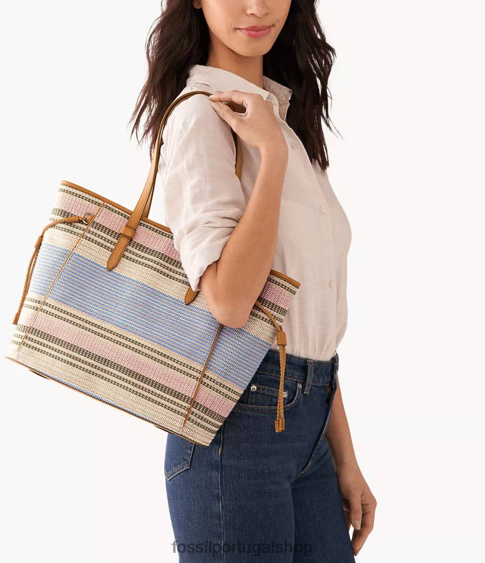 Fossil mulheres bolsa charlie listras bolsa 40NJ6Z704