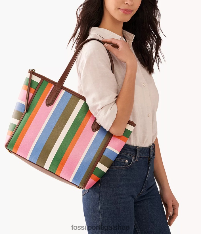 Fossil mulheres bolsa de Sydney listras bolsa 40NJ6Z692