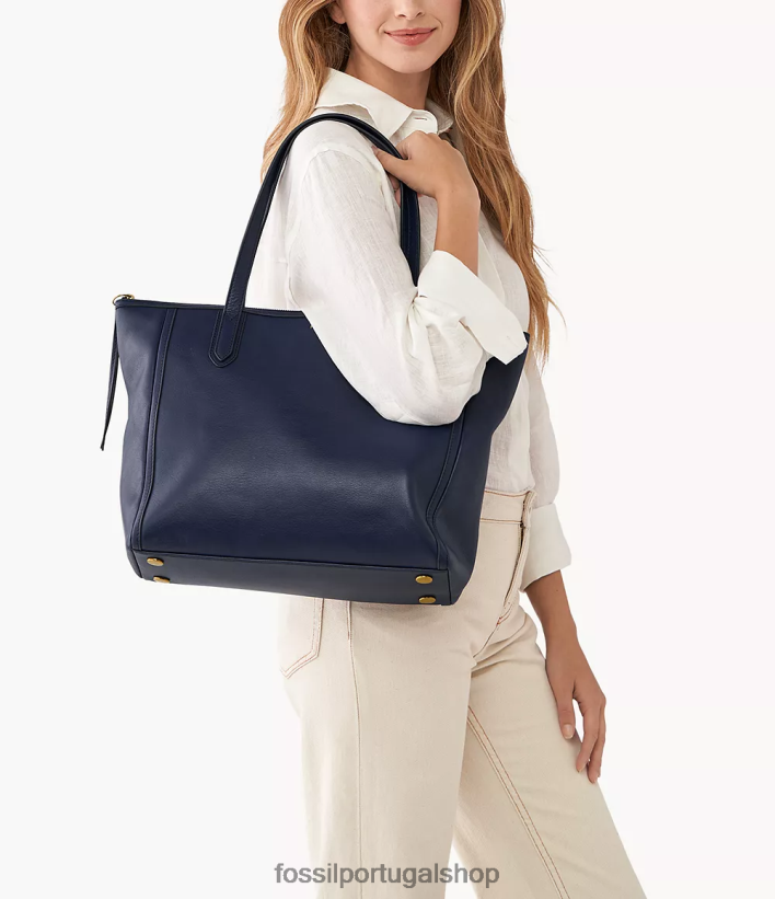 Fossil mulheres bolsa de Sydney marinha bolsa 40NJ6Z509