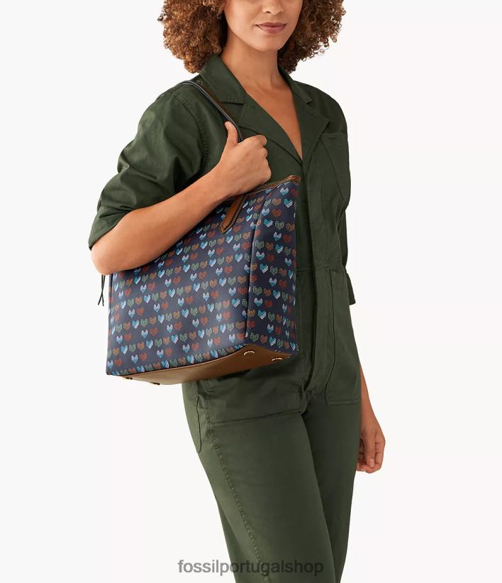 Fossil mulheres bolsa de Sydney marinha bolsa 40NJ6Z691