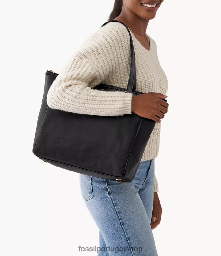 Fossil mulheres bolsa de Sydney preto bolsa 40NJ6Z495