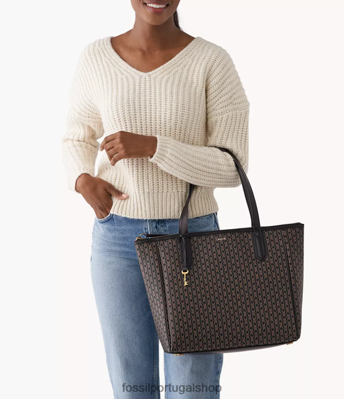 Fossil mulheres bolsa de Sydney preto bolsa 40NJ6Z687