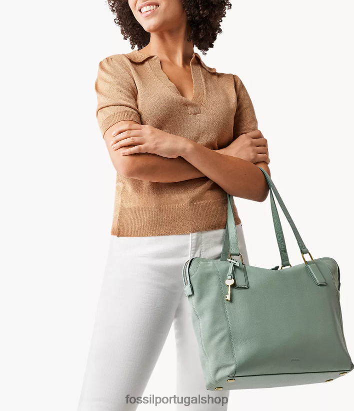 Fossil mulheres bolsa jaqueline verde bolsa 40NJ6Z440
