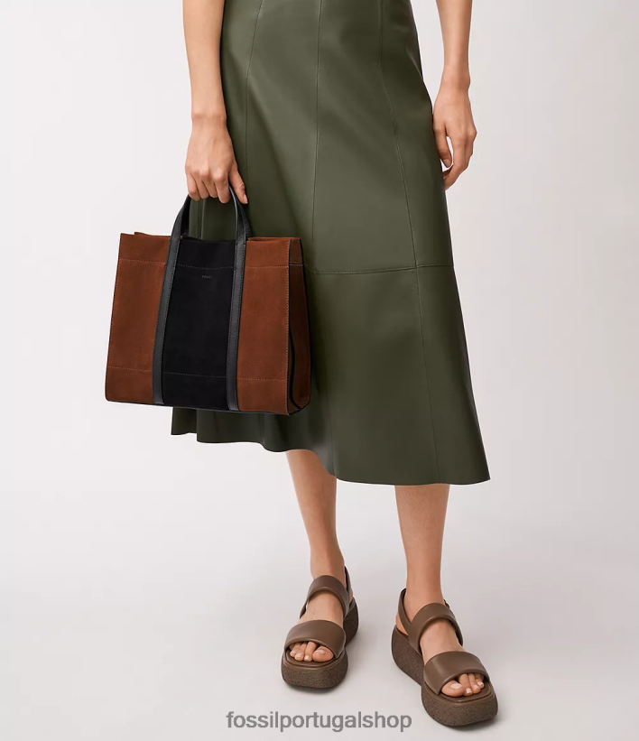 Fossil mulheres carmem compradora marrom bolsa 40NJ6Z374