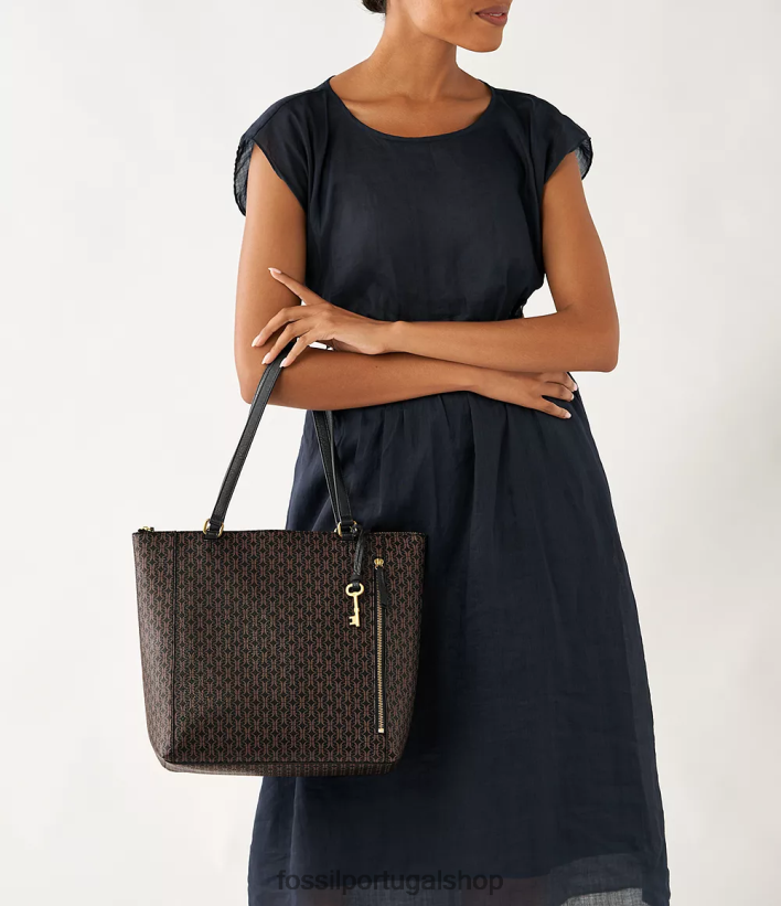 Fossil mulheres compradora tara preto bolsa 40NJ6Z485