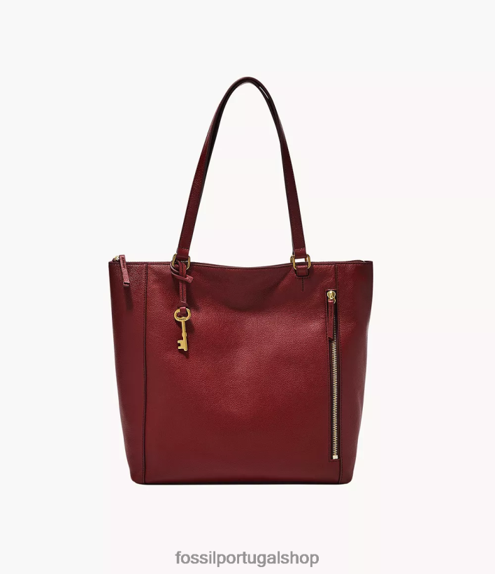 Fossil mulheres compradora tara vermelho bolsa 40NJ6Z427