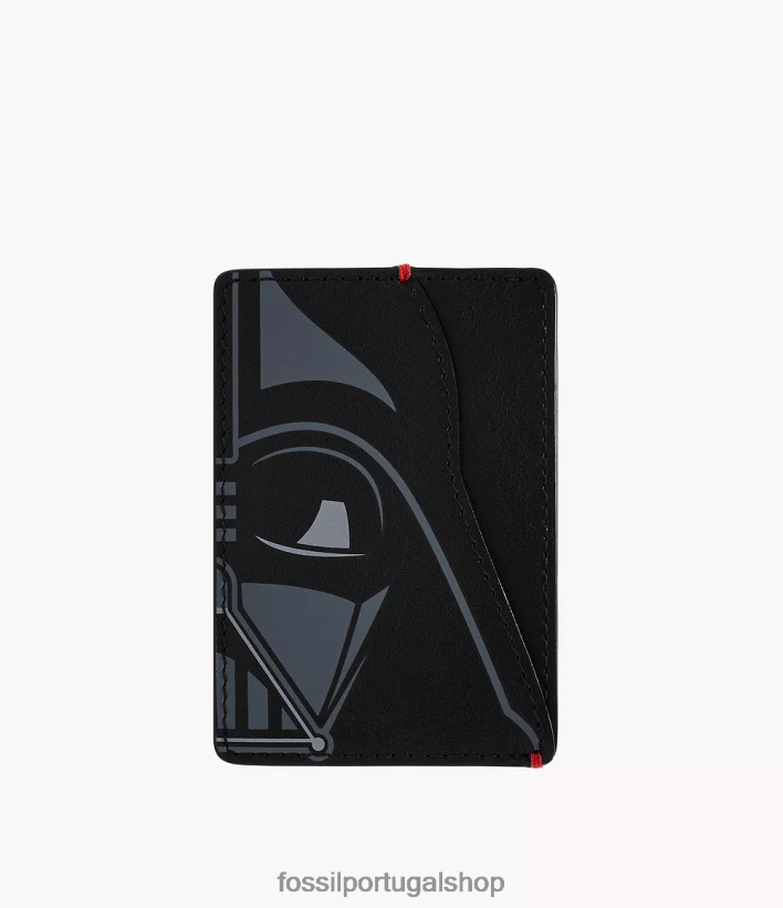 Fossil homens capa de cartão star wars darth vader preto carteira 40NJ6Z1710