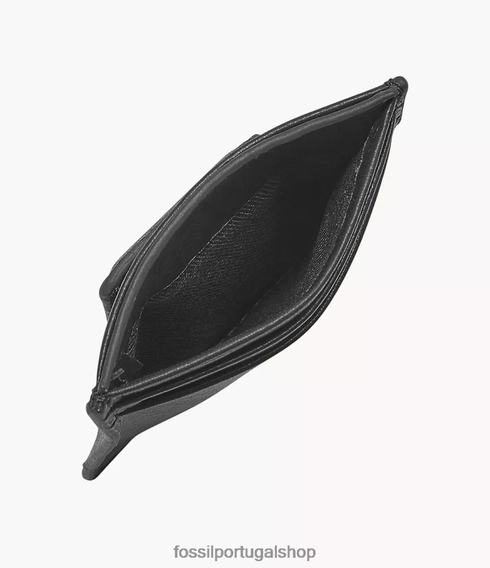 Fossil homens estojo de cartão magnético neel preto carteira 40NJ6Z1780