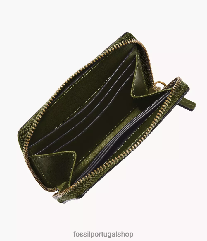 Fossil homens estojo para cartão zip westover Oliva carteira 40NJ6Z1727