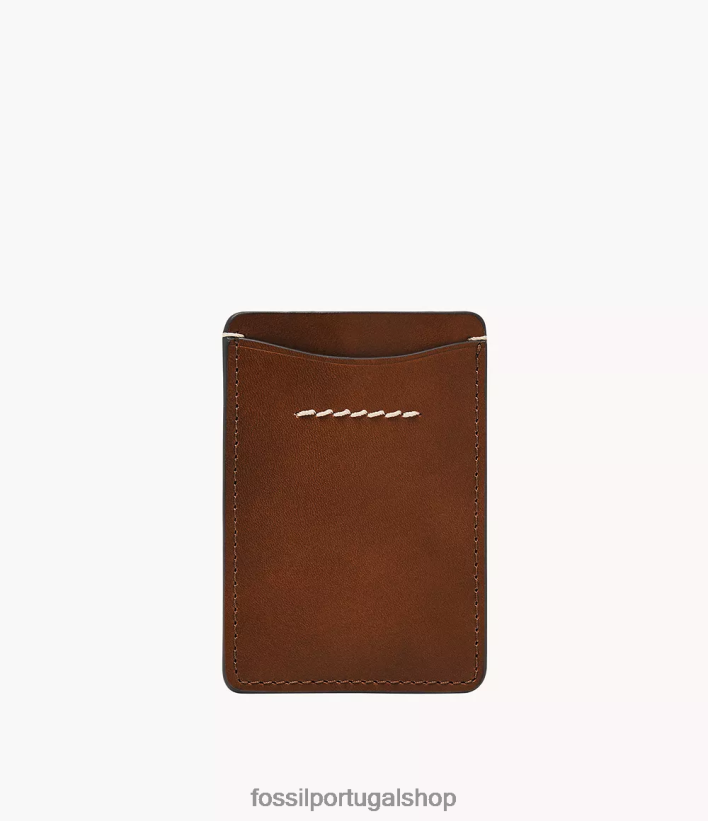 Fossil homens porta cartão Westover marrom carteira 40NJ6Z1739
