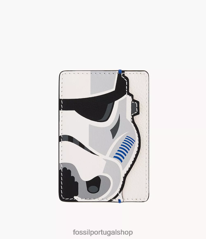 Fossil homens porta cartão star wars stormtrooper branco carteira 40NJ6Z1713