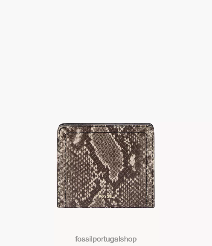 Fossil mulheres logan pequeno duplo estampa de cobra carteira 40NJ6Z750