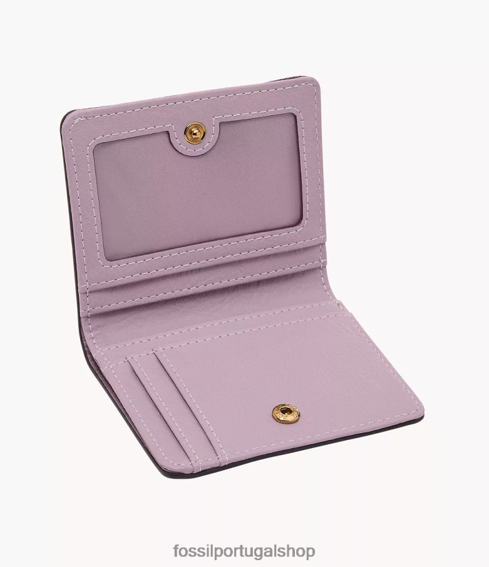 Fossil mulheres logan pequeno duplo roxo carteira 40NJ6Z751