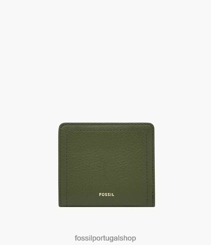 Fossil mulheres logan pequeno duplo verde carteira 40NJ6Z783