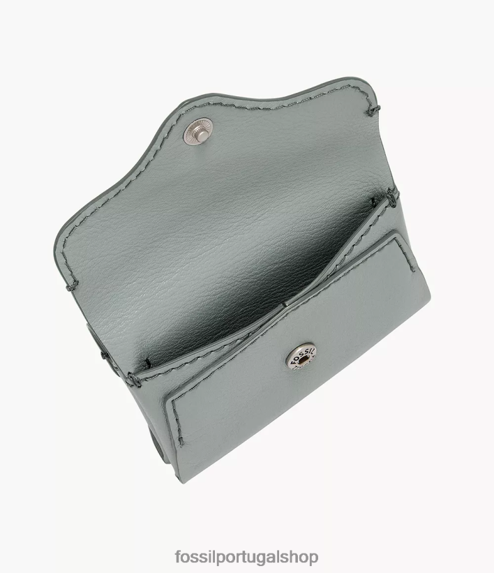 Fossil mulheres caso de cartão de herança azul carteira 40NJ6Z870