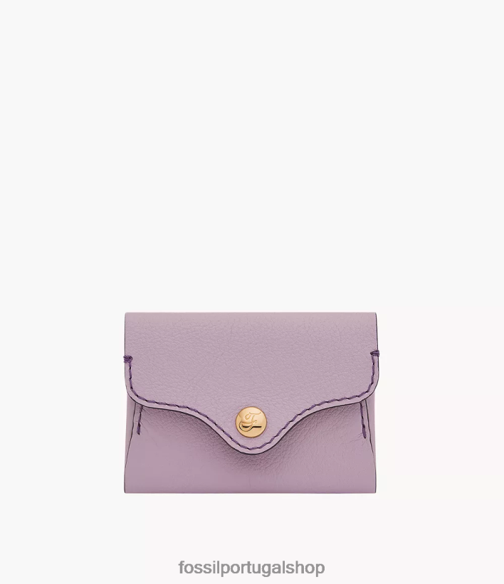 Fossil mulheres caso de cartão de herança roxo carteira 40NJ6Z774