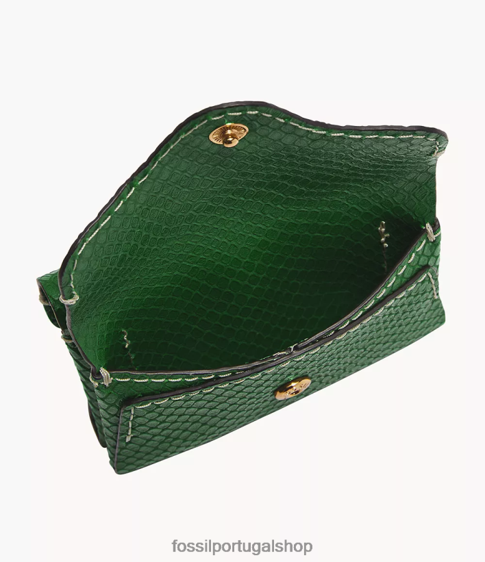 Fossil mulheres caso de cartão de herança verde carteira 40NJ6Z772