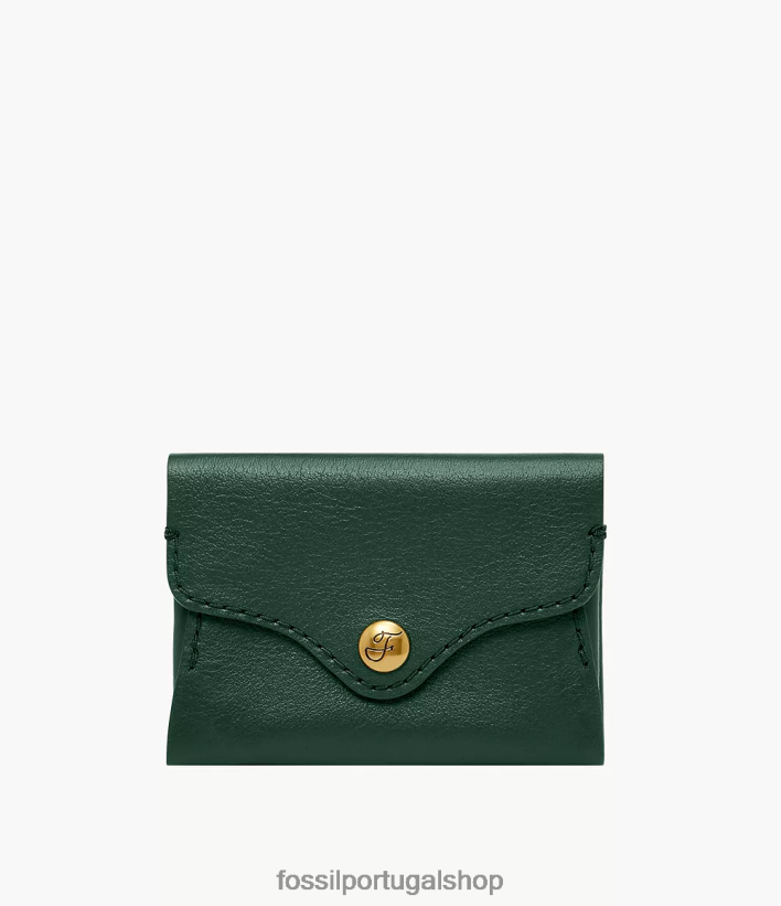 Fossil mulheres caso de cartão de herança verde carteira 40NJ6Z879