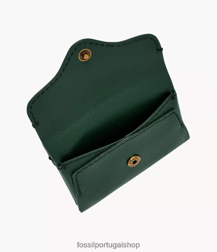Fossil mulheres caso de cartão de herança verde carteira 40NJ6Z879