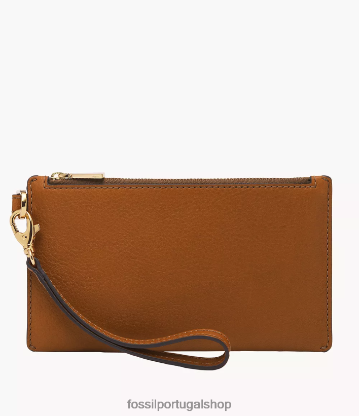 Fossil mulheres pulseira pequena selim carteira 40NJ6Z777