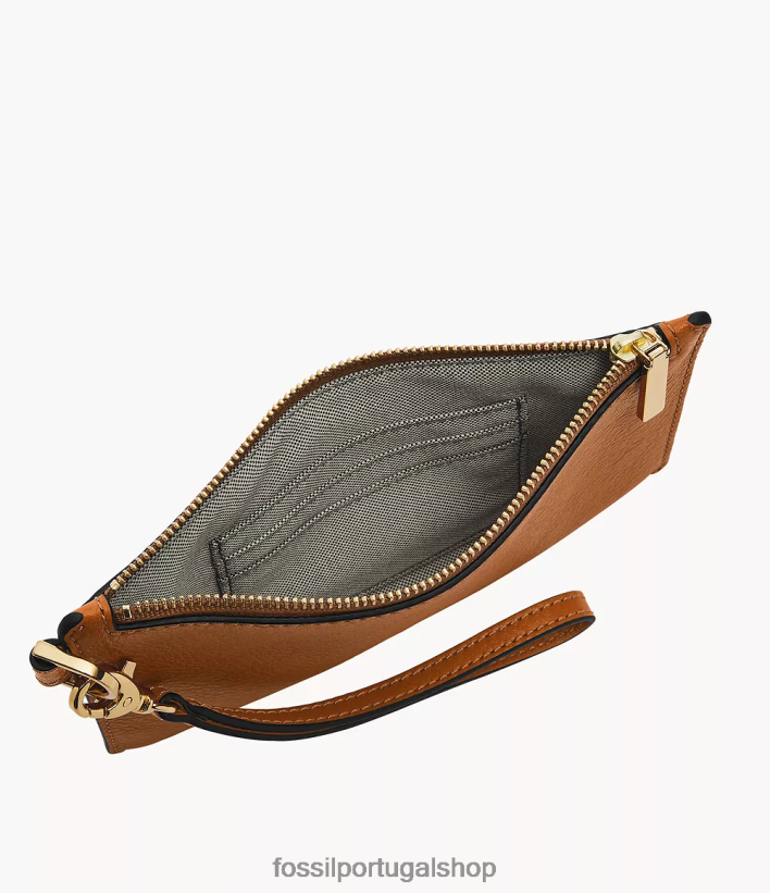 Fossil mulheres pulseira pequena selim carteira 40NJ6Z777