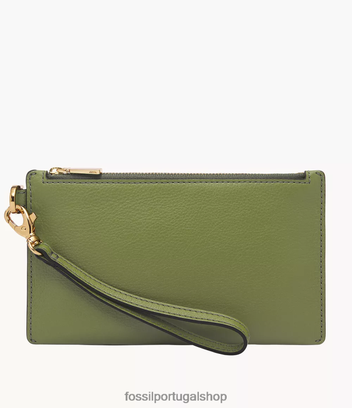 Fossil mulheres pulseira pequena verde carteira 40NJ6Z749