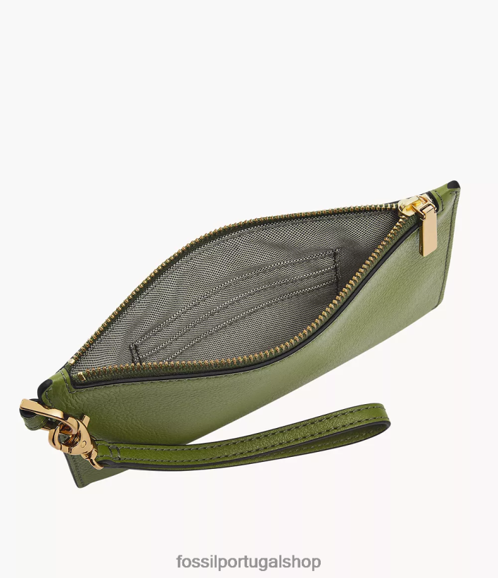 Fossil mulheres pulseira pequena verde carteira 40NJ6Z749