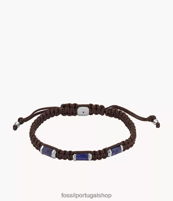 Fossil homens pulseira de estação toda empilhada sodalita joia 40NJ6Z1877