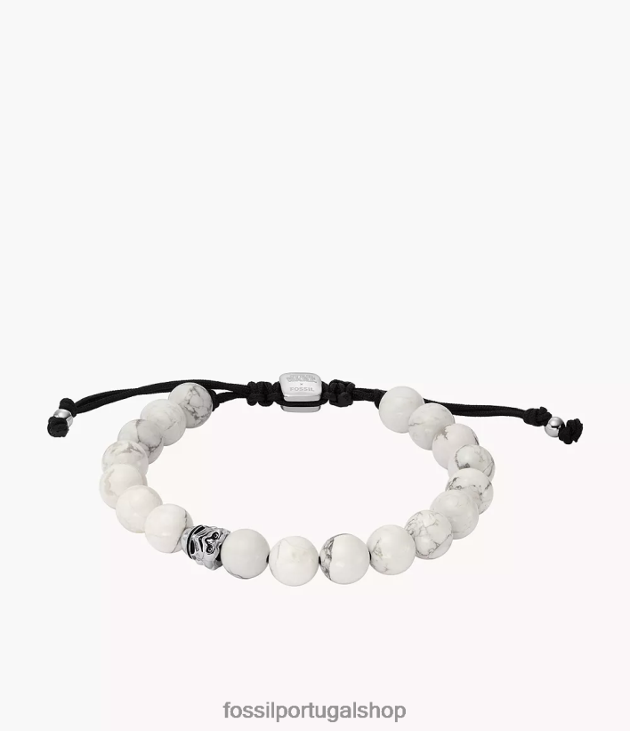 Fossil homens pulseira de miçangas star wars stormtrooper Howlita joia 40NJ6Z1845