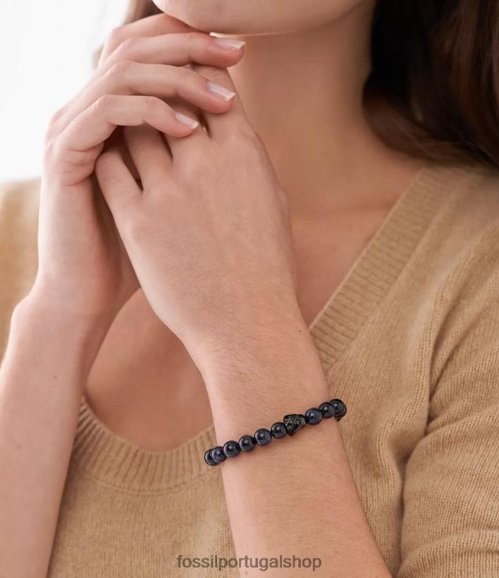 Fossil homens pulseira star wars darth vader arenito azul joia 40NJ6Z1844