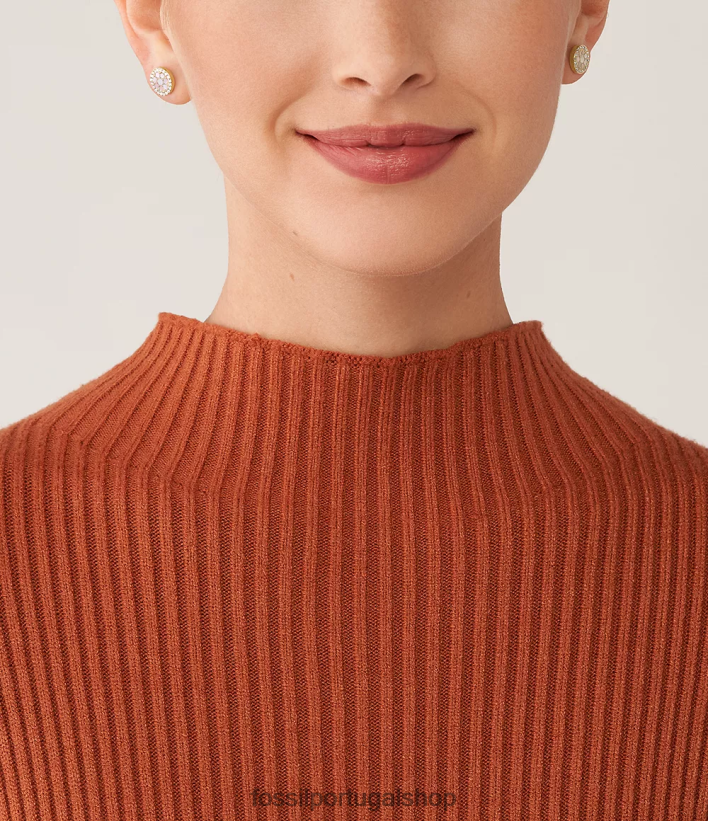 Fossil mulheres brincos de mosaico Sadie madrepérola branca joia 40NJ6Z1049