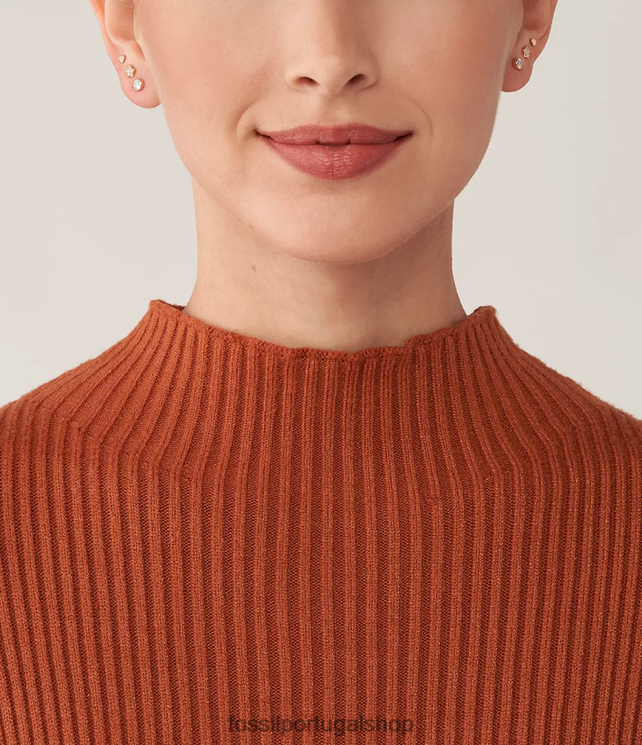 Fossil mulheres conjunto de brincos de aço inoxidável empilhados tom de ouro rosa joia 40NJ6Z1200