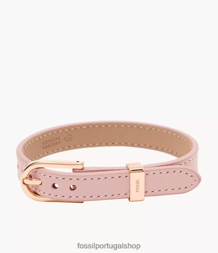 Fossil mulheres pulseira de couro d-link Heritage corar joia 40NJ6Z1254