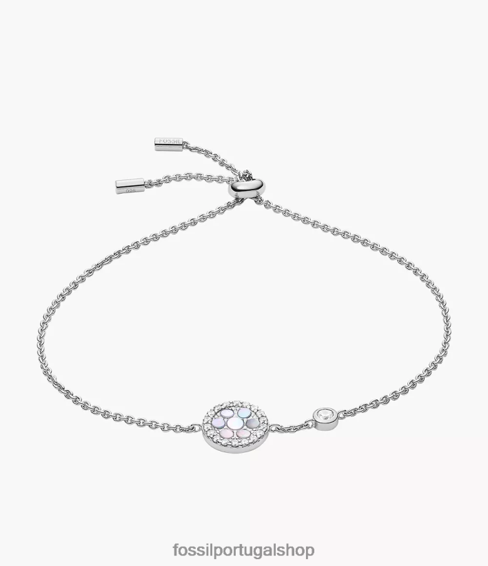 Fossil mulheres pulseira elliott sterling station madrepérola joia 40NJ6Z967