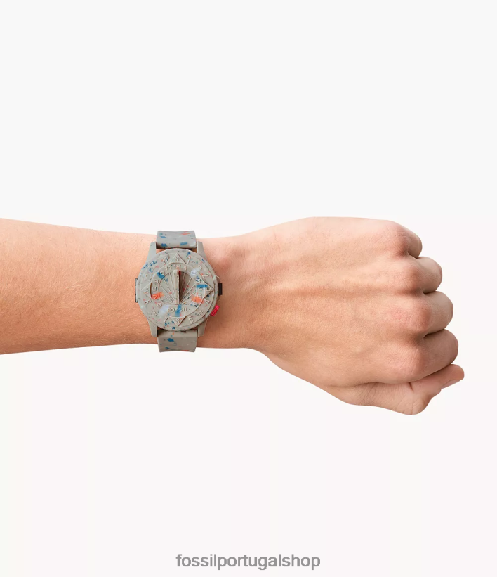 STAPLE x Fossil homens relógio automático de silicone de edição limitada arenito assistir 40NJ6Z1596
