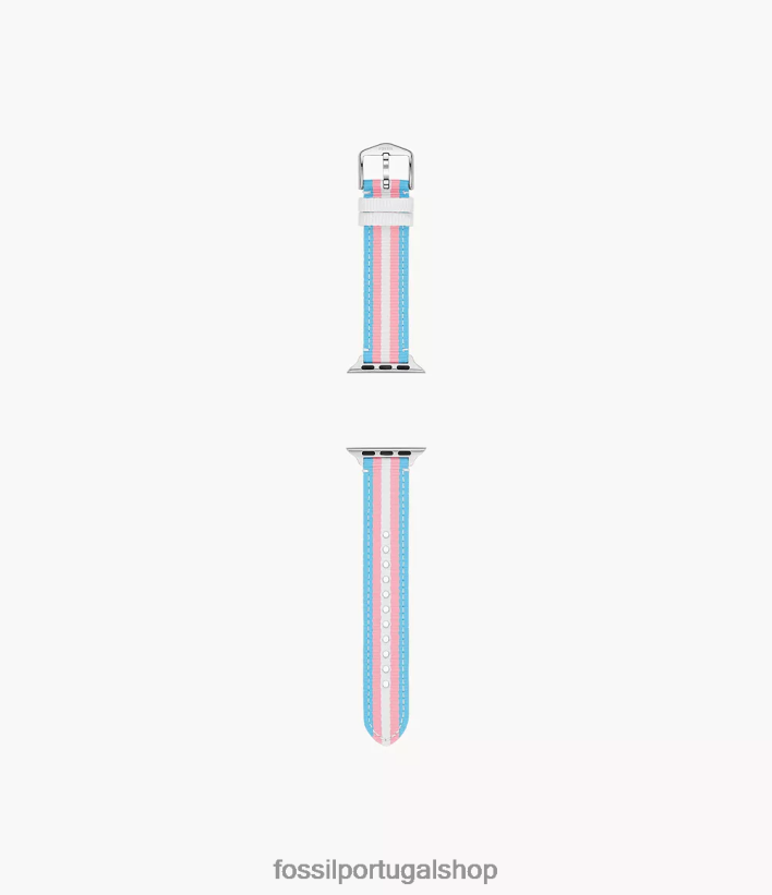 Fossil homens Banda Rpet de 38mm/40mm/41mm para Apple Watch multicolorido acessório 40NJ6Z2033