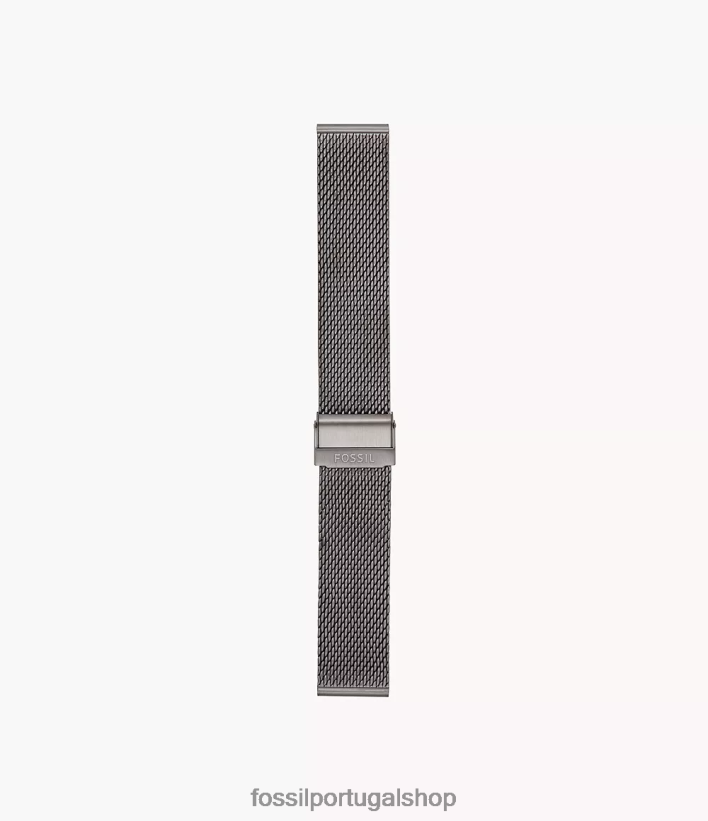 Fossil homens Pulseira de malha de aço de 22 mm fumaça acessório 40NJ6Z1472