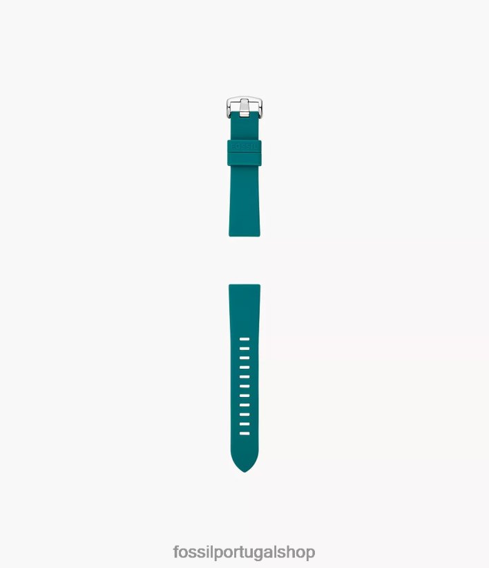 Fossil homens Pulseira de silicone de 20mm verde acessório 40NJ6Z1464