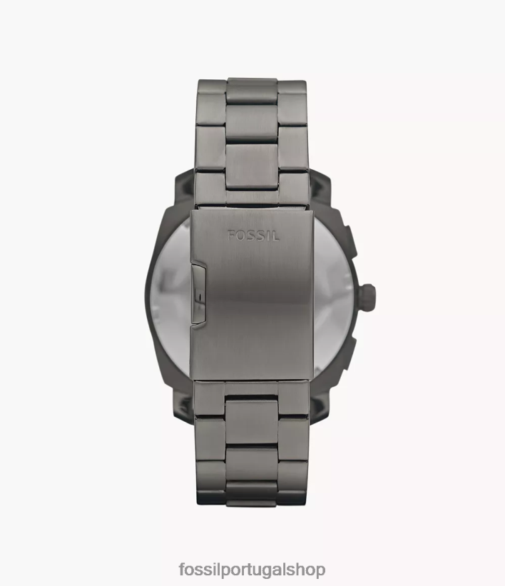 Fossil homens relógio de aço inoxidável cronógrafo de máquina fumaça assistir 40NJ6Z1353