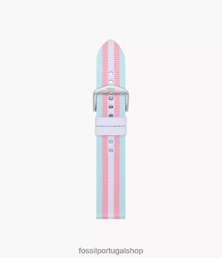 Fossil mulheres Correia de rpet de 20mm multicolorido acessório 40NJ6Z260