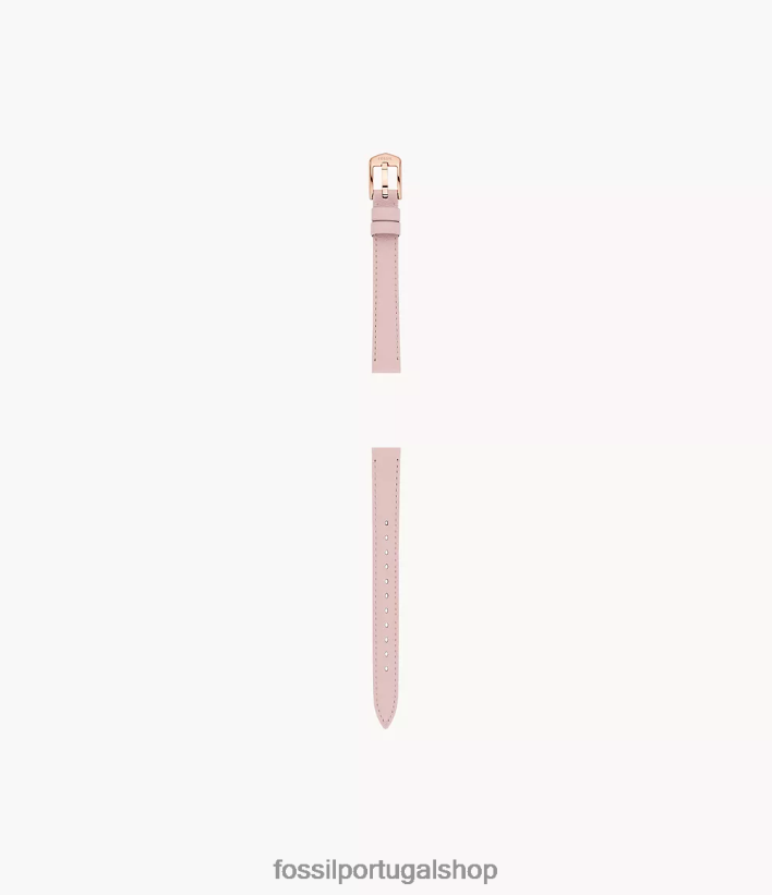 Fossil mulheres Pulseira de couro leve de 12 mm peônia acessório 40NJ6Z121